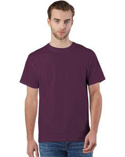 Champion CP10 Adult Ringspun Cotton T-Shirt - Maroon - HIT a Double