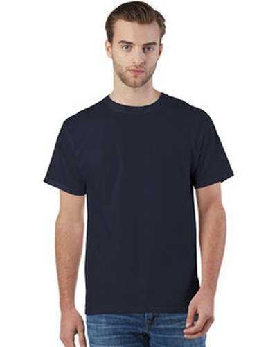 Champion CP10 Adult Ringspun Cotton T-Shirt - Navy - HIT a Double