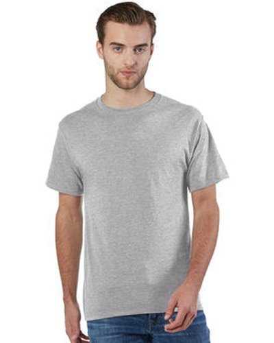 Champion CP10 Adult Ringspun Cotton T-Shirt - Oxfordark Grayay - HIT a Double