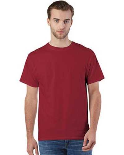 Champion CP10 Adult Ringspun Cotton T-Shirt - True Cardinal - HIT a Double