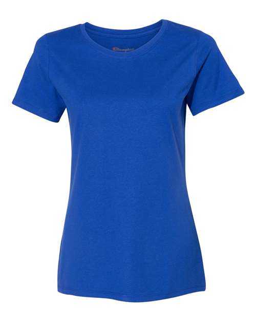 Champion CP20 Women's Premium Fashion Classics Short Sleeve T-Shirt - Royal Blue - HIT a Double