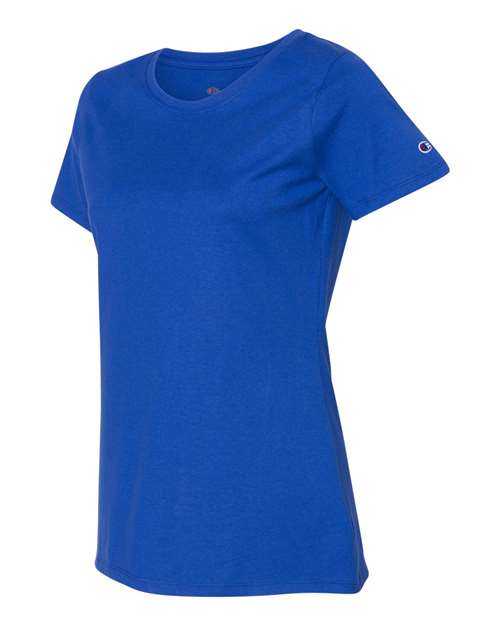 Champion CP20 Women&#39;s Premium Fashion Classics Short Sleeve T-Shirt - Royal Blue - HIT a Double