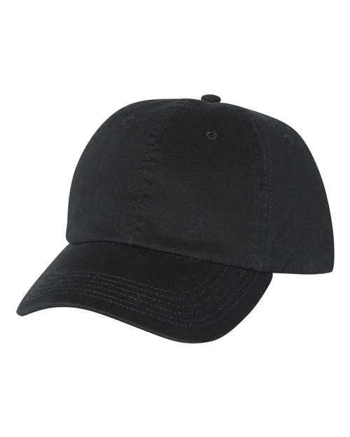 Champion CS4000 Washed-Twill Dads Cap - Black - HIT a Double