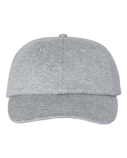 Champion CS4001 Jersey Knit Dad's Cap - Heather Oxford Grey - HIT a Double