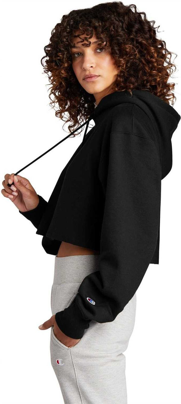 Champion curl cropped sweatshirt hotsell