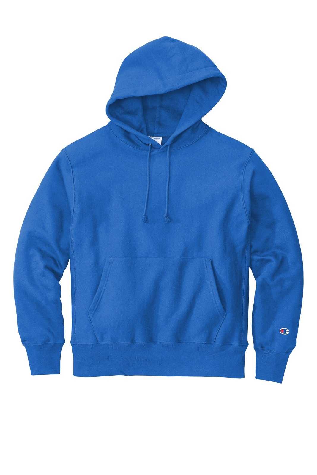 Champion S101 Reverse Weave Hooded Sweatshirt - Athletic Royal - HIT a Double - 2