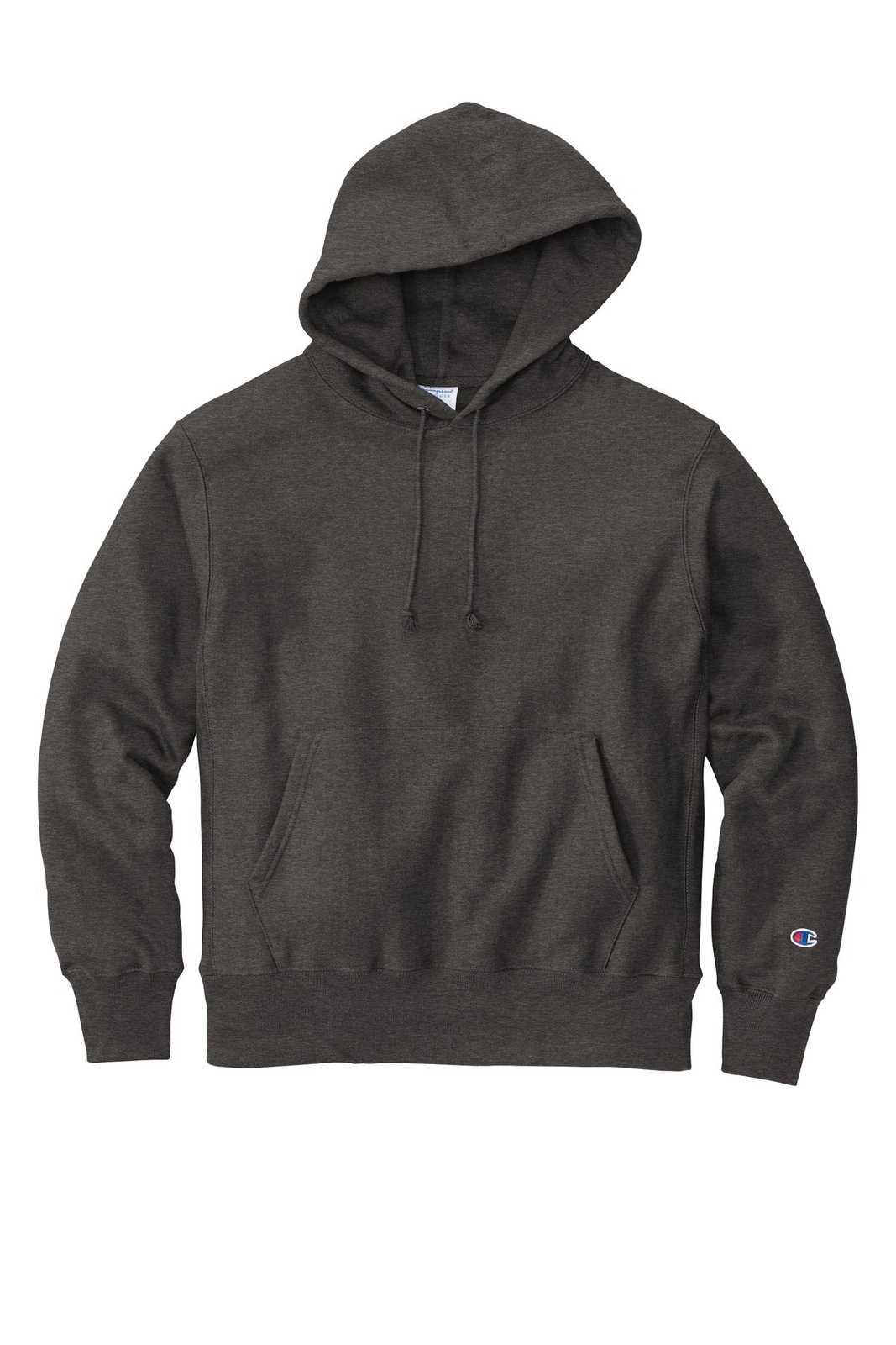 Champion S101 Reverse Weave Hooded Sweatshirt - Charcoal Heather - HIT a Double - 2