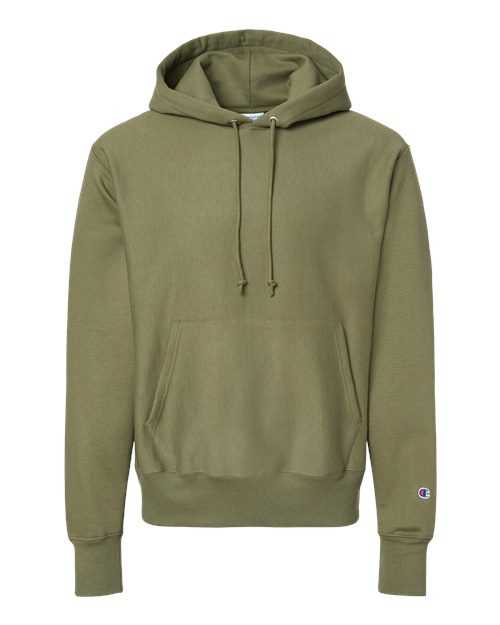 Champion S101 Reverse Weave Hooded Sweatshirt - Fresh Olive - HIT a Double