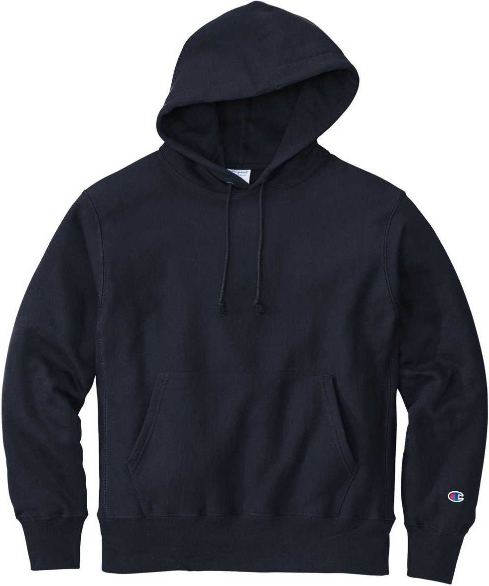 Champion S101 Reverse Weave Hooded Sweatshirt - Navy - HIT a Double - 2