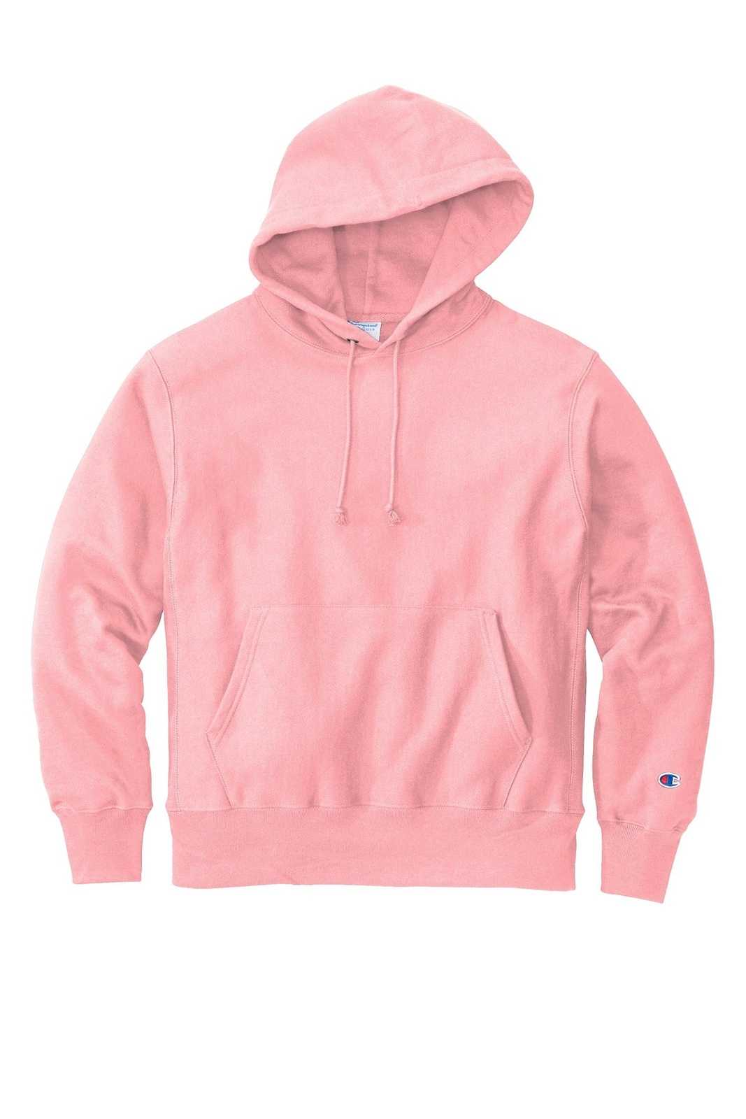 Champion S101 Reverse Weave Hooded Sweatshirt - Pink Candy - HIT a Double - 2
