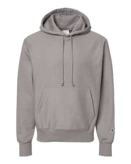 Champion S101 Reverse Weave Hooded Sweatshirt - Stone Grey - HIT a Double
