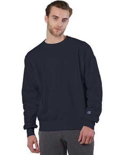 Champion S1049 Adult Reverse Weave Crew - Navy - HIT a Double