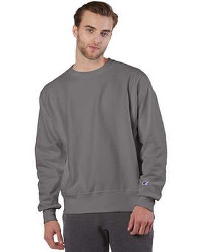 Champion S1049 Adult Reverse Weave Crew - Stone Gray - HIT a Double