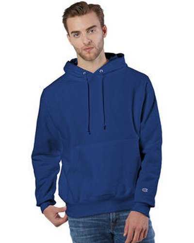 Champion S1051 Reverse Weave Pullover Hooded Sweatshirt - Athletic Royal - HIT a Double