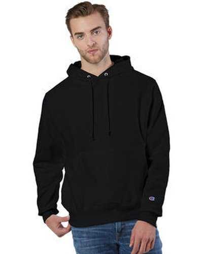 Champion S1051 Reverse Weave Pullover Hooded Sweatshirt - Black - HIT a Double