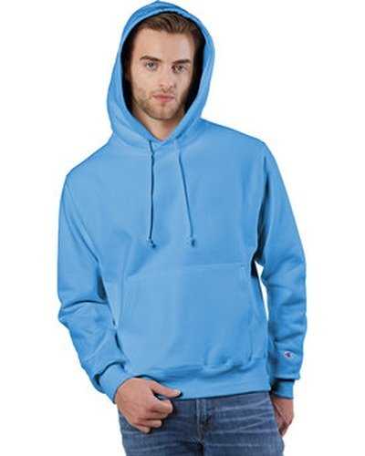 Champion S1051 Reverse Weave Pullover Hooded Sweatshirt - Light Blue - HIT a Double