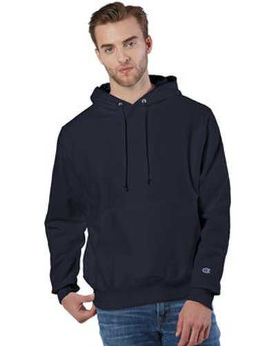 Champion S1051 Reverse Weave Pullover Hooded Sweatshirt - Navy - HIT a Double