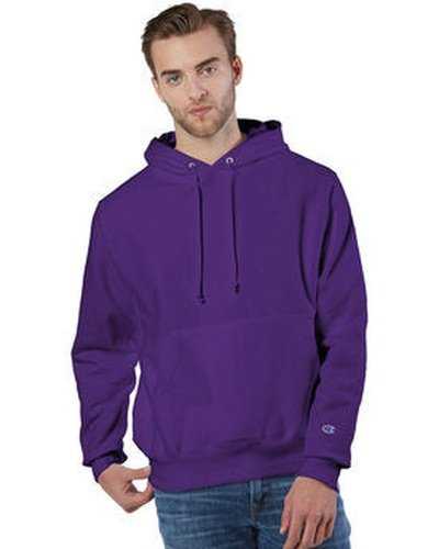 Champion S1051 Reverse Weave Pullover Hooded Sweatshirt - Purple - HIT a Double