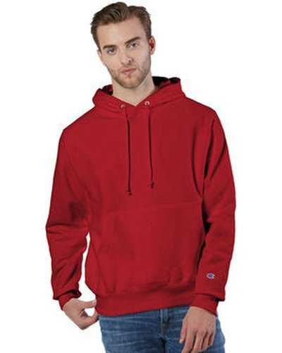 Champion S1051 Reverse Weave Pullover Hooded Sweatshirt - Scarlet - HIT a Double