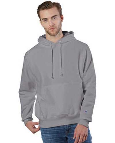 Champion S1051 Reverse Weave Pullover Hooded Sweatshirt - Stone Gray - HIT a Double