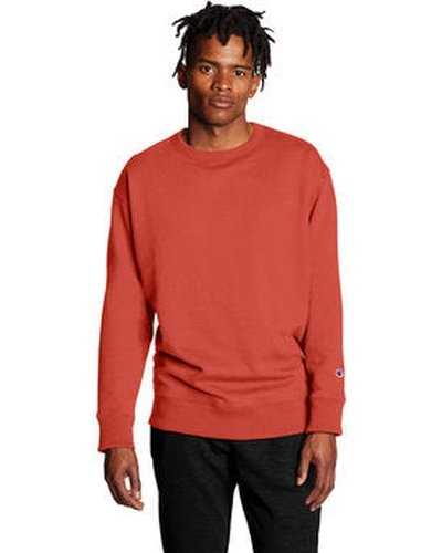Champion S600 Adult Powerblend Crewneck Sweatshirt - Red River Clay - HIT a Double
