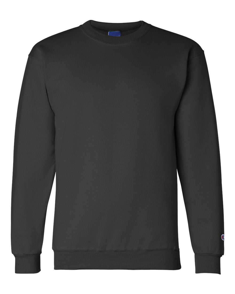Champion S600 Eco Fleece Crewneck Sweatshirt - Black - HIT a Double