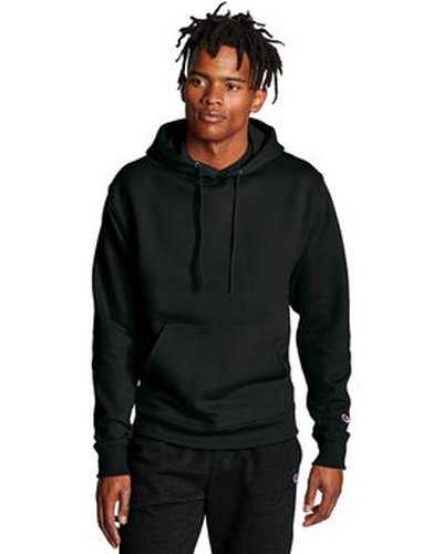 Champion S700 Adult Powerblend Pullover Hooded Sweatshirt - Black - HIT a Double