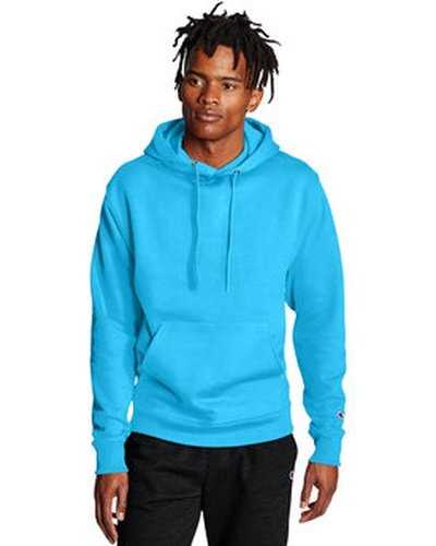 Champion S700 Adult Powerblend Pullover Hooded Sweatshirt - Blue Lagoon - HIT a Double