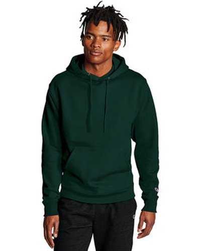 Champion S700 Adult Powerblend Pullover Hooded Sweatshirt - Dark Green - HIT a Double