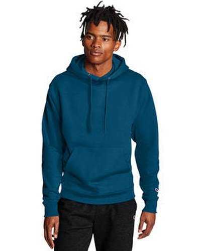Champion S700 Adult Powerblend Pullover Hooded Sweatshirt - Late Nightrue Blue - HIT a Double