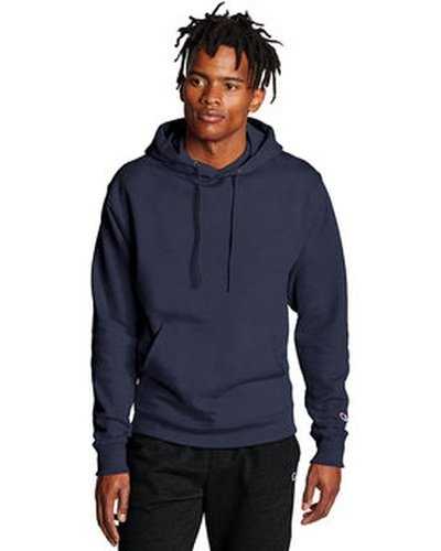 Champion S700 Adult Powerblend Pullover Hooded Sweatshirt - Navy Heather - HIT a Double