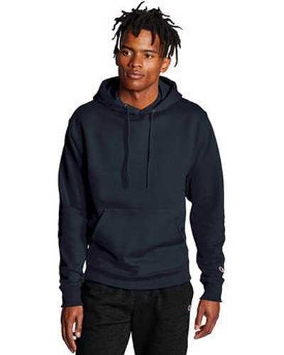 Champion S700 Adult Powerblend Pullover Hooded Sweatshirt - Navy - HIT a Double