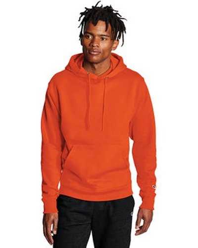 Champion S700 Adult Powerblend Pullover Hooded Sweatshirt - Orange - HIT a Double