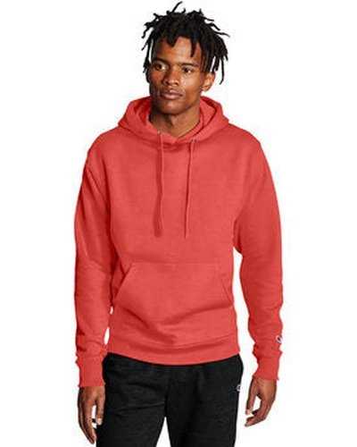 Champion S700 Adult Powerblend Pullover Hooded Sweatshirt - Red River Clay - HIT a Double