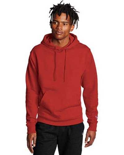 Champion S700 Adult Powerblend Pullover Hooded Sweatshirt - Scarlet Heather - HIT a Double