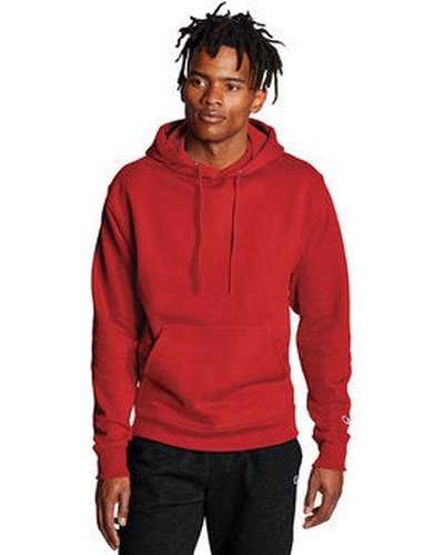 Champion S700 Adult Powerblend Pullover Hooded Sweatshirt - Scarlet - HIT a Double