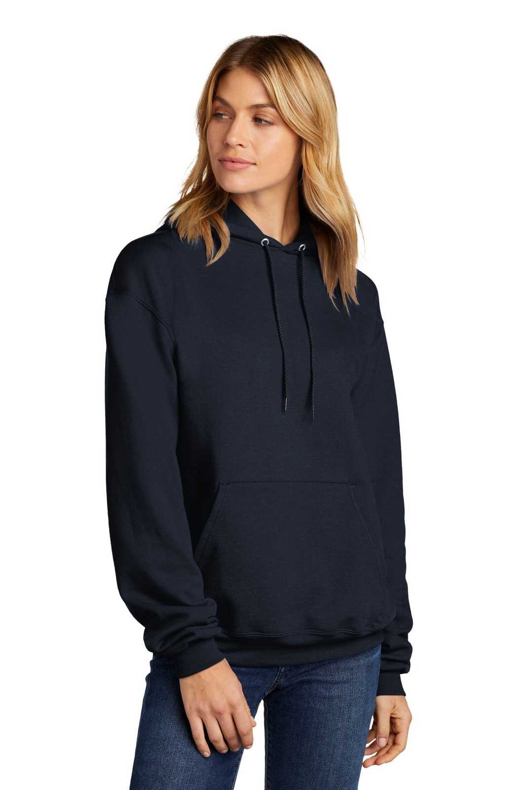 Champion S700 Eco Fleece Pullover Hoodie - Navy - HIT a Double