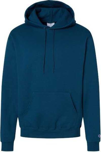 Champion S700 Powerblend Hooded Sweatshirt - Late Night Blue&quot; - &quot;HIT a Double