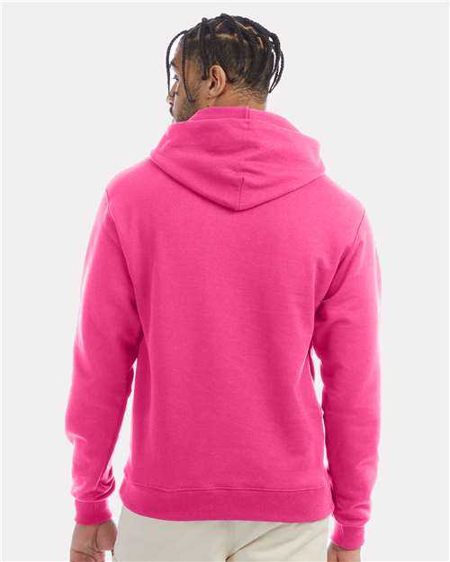 Champion S700 Powerblend Hooded Sweatshirt - Wow Pink&quot; - &quot;HIT a Double