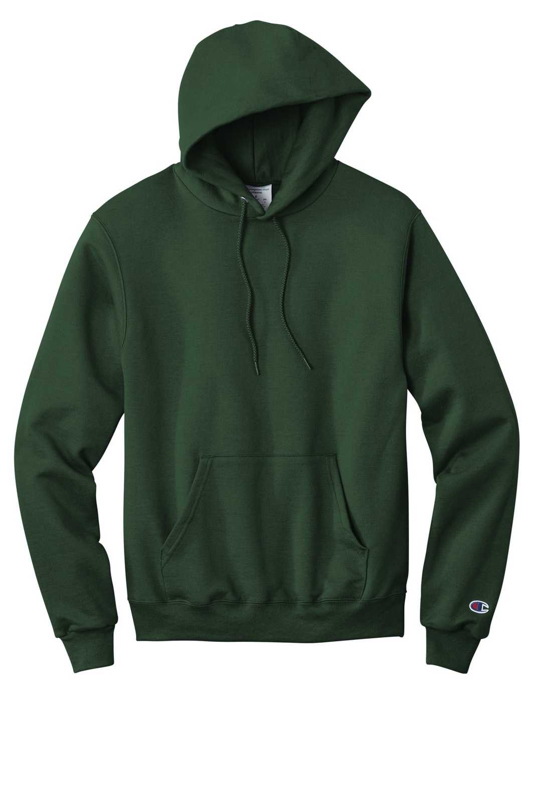 Champion S700 Powerblend Pullover Hoodie - Dark Green - HIT a Double - 2