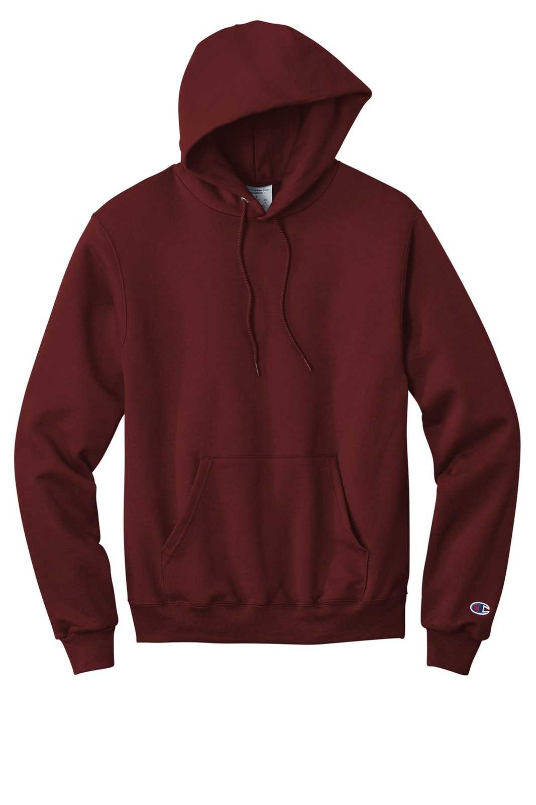 Champion S700 Powerblend Pullover Hoodie - Maroon - HIT a Double - 2