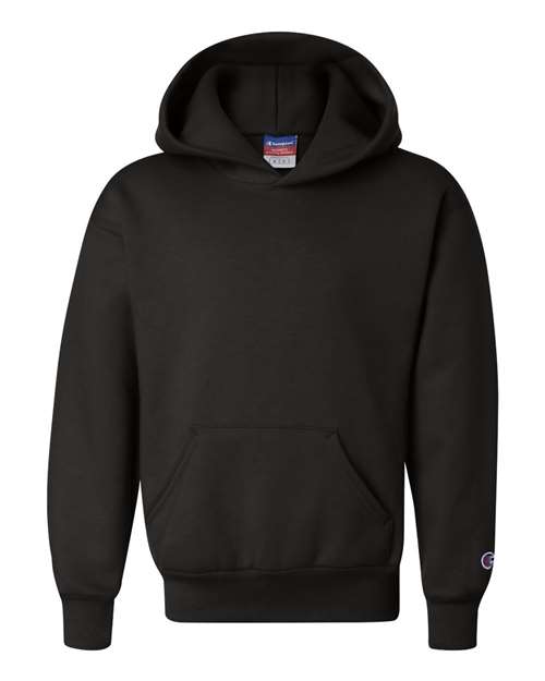 Champion S790 Double Dry Eco Youth Hooded Sweatshirt - Black - HIT a Double