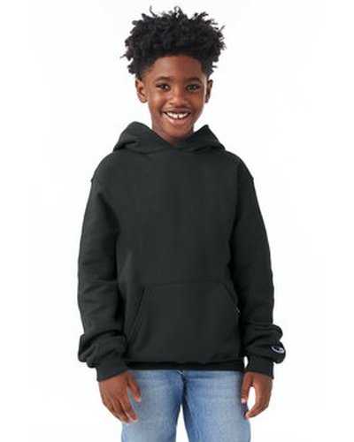 Champion S790 Youth Powerblend Pullover Hooded Sweatshirt - Black - HIT a Double