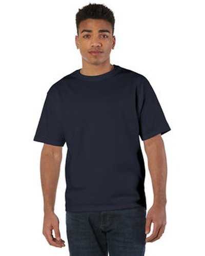 Champion T2102 Adult 7 oz Heritage Jersey T-Shirt - Navy - HIT a Double