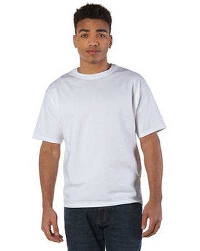 Champion T2102 Adult 7 oz Heritage Jersey T-Shirt - White - HIT a Double