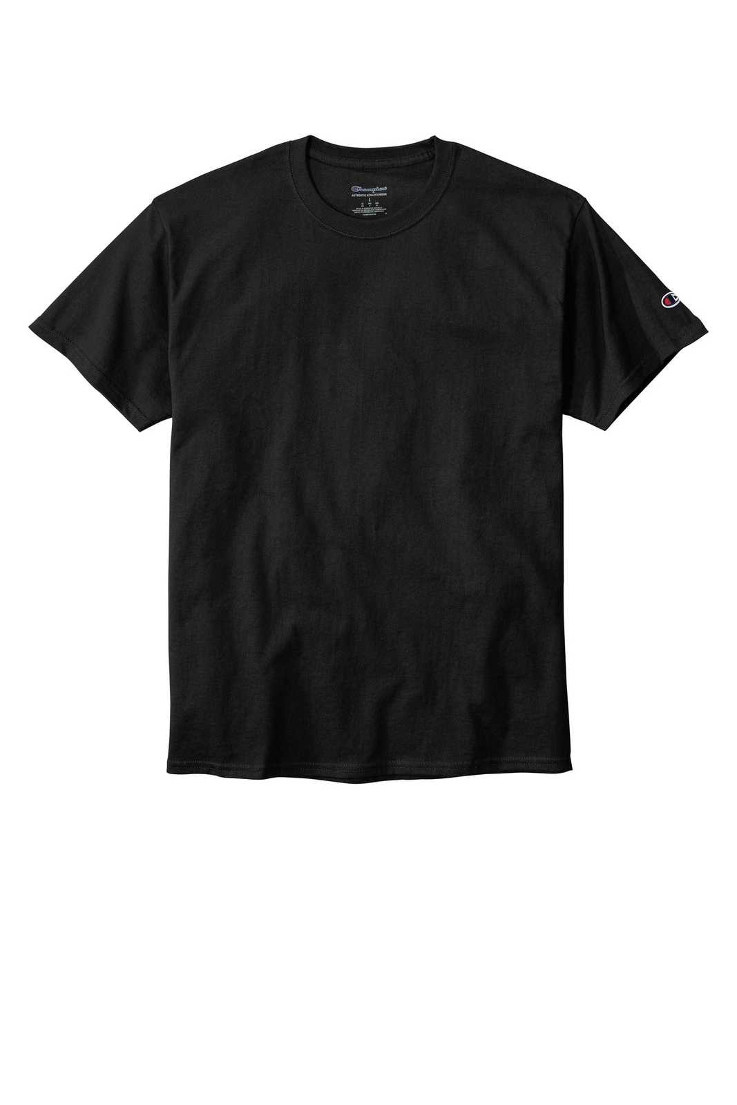 Champion T425 Heritage 6-oz Jersey Tee - Black - HIT a Double - 2