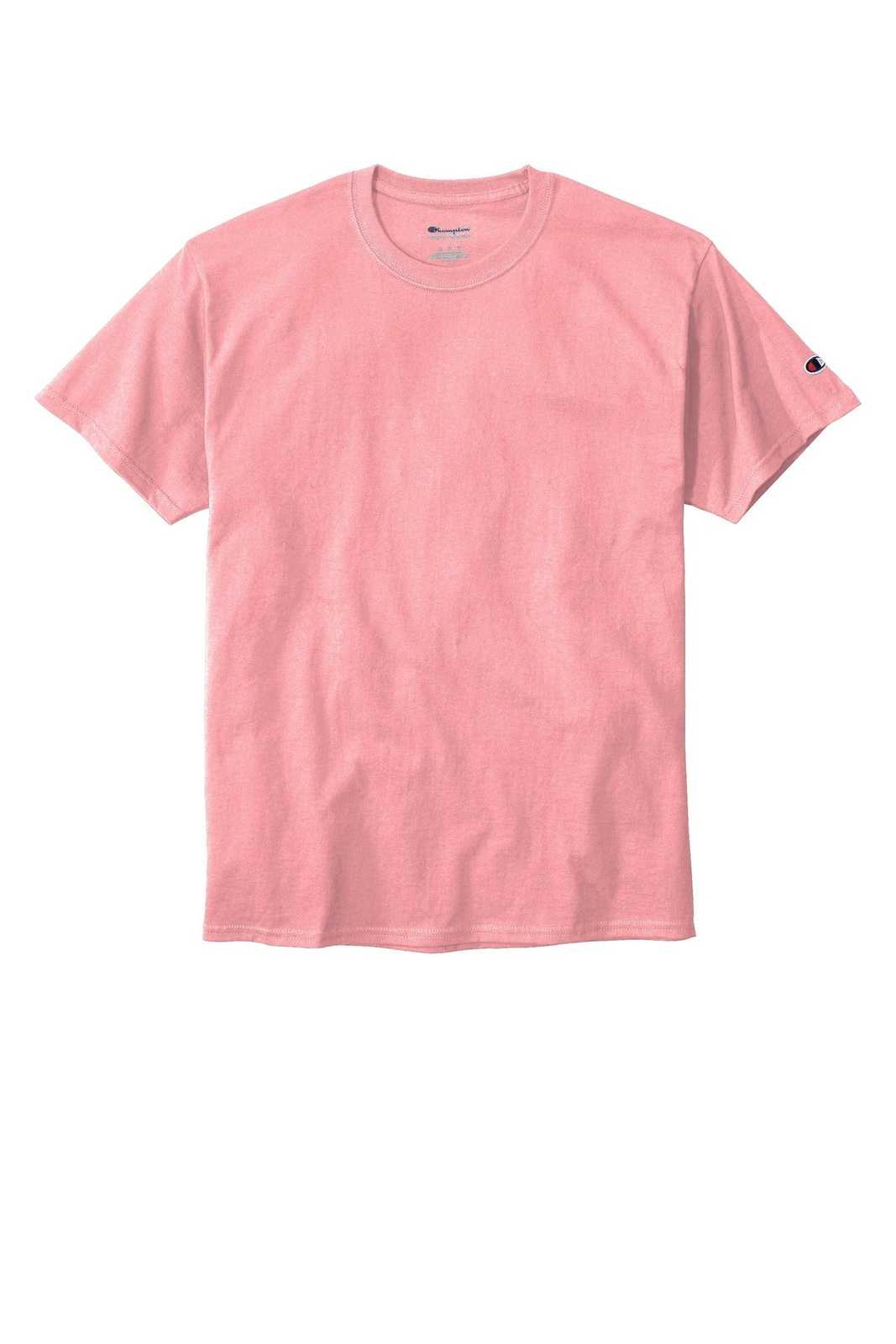 Champion T425 Heritage 6-oz Jersey Tee - Pink Candy - HIT a Double - 1