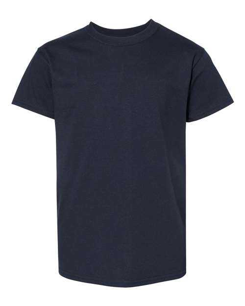 Champion T435 Youth Short Sleeve Tagless T-Shirt - Navy - HIT a Double