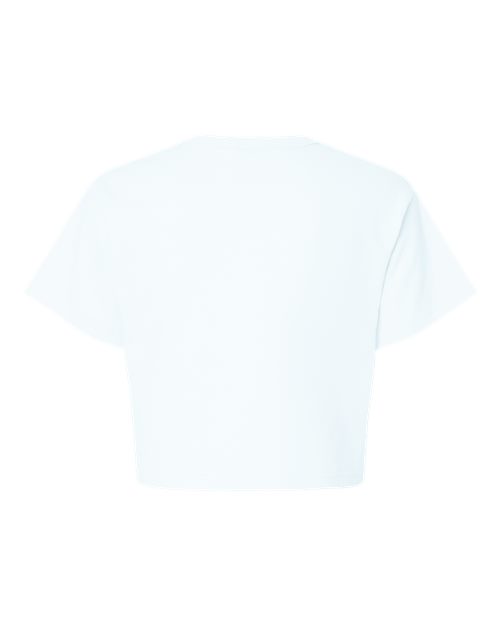 Champion T453W Women&#39;s Heritage Jersey Cropped T-Shirt - White - HIT a Double