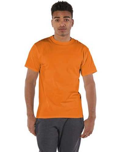 Champion T525C Adult 6 oz Short-Sleeve T-Shirt - Orange - HIT a Double